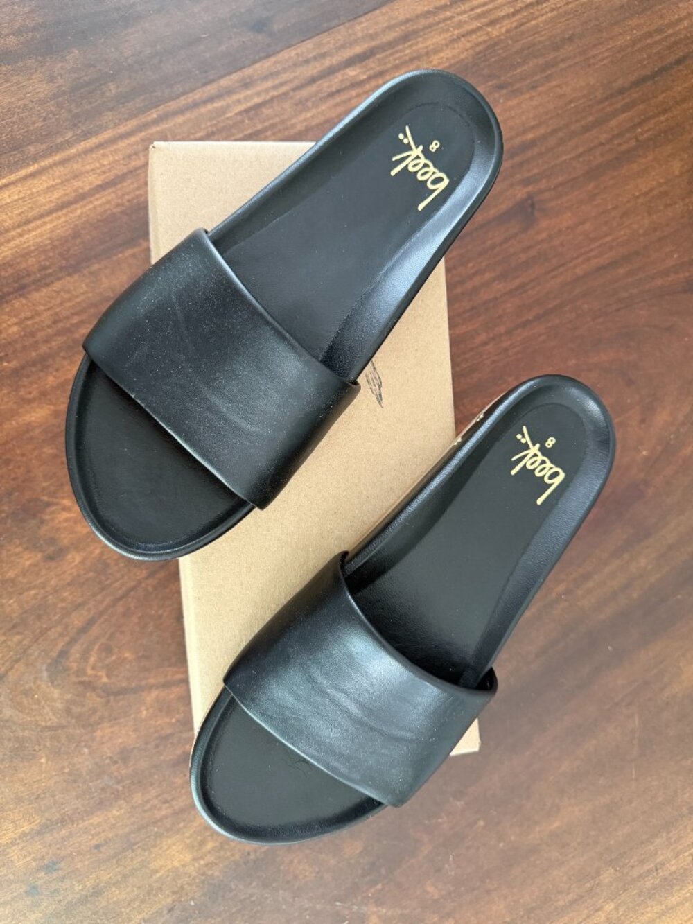 BEEK Gallito Slides, black 8